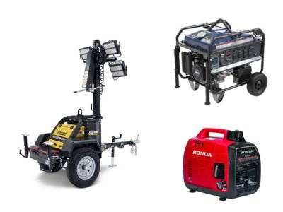 Rent Generators & Lighting