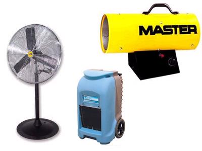 Rent Heaters, Fans, & Dehumidifiers